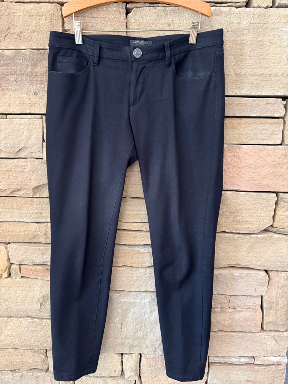 Banana Republic โSloanโ Black Stretch Pants - Sleek Stretch